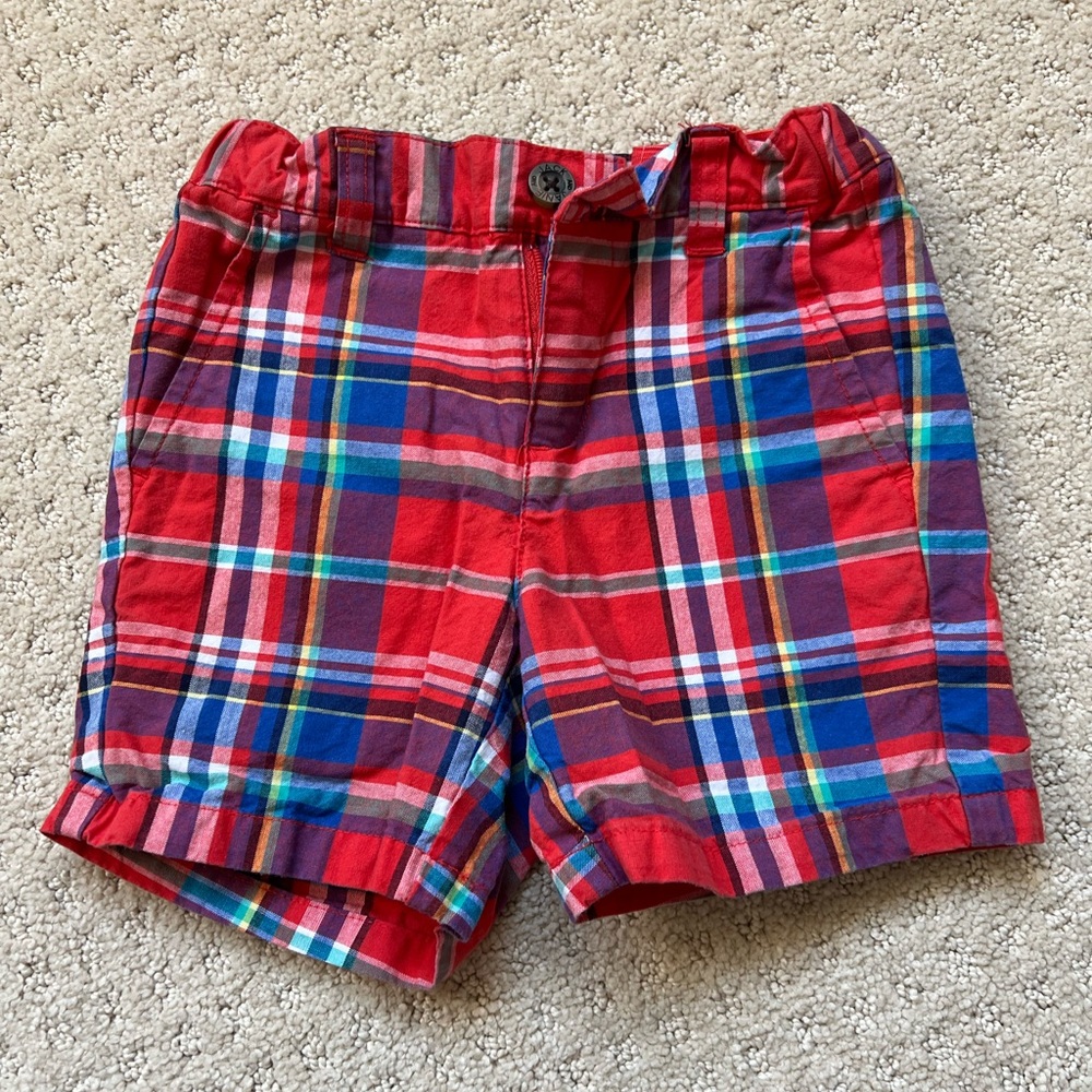 Janie and Jack 2T Plaid Shorts